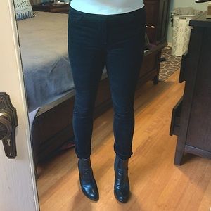 LOFT black pants in soft, light corduroy fabric